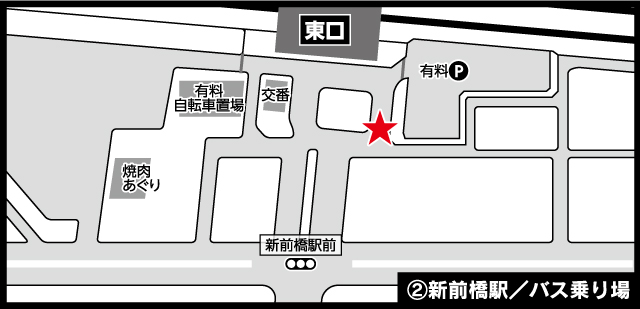 JR新前橋駅バス乗り場